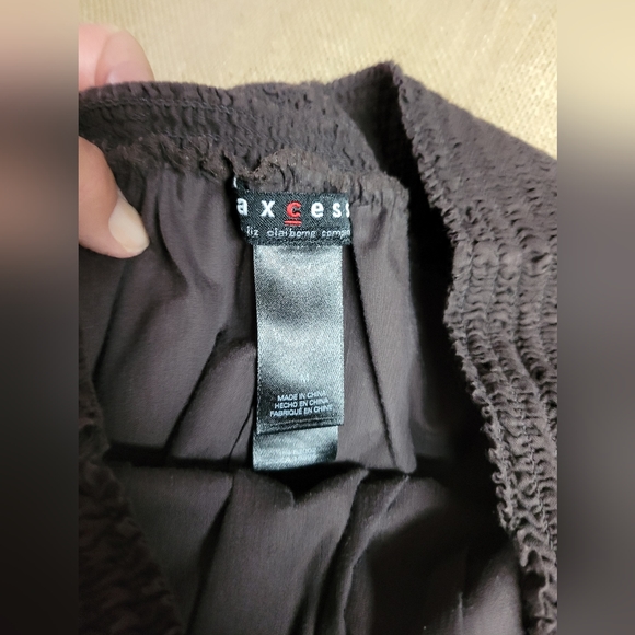 🛒🛍️💥Nwot axcess size medium cotton skirt beautiful stitching detail - Picture 3 of 6